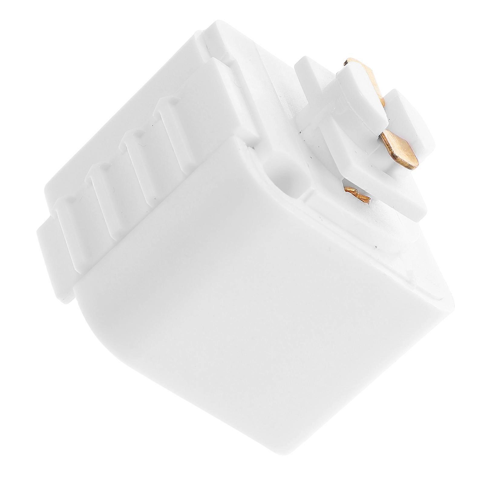 2 Wire Track Rail Connector for Lighting Systems White Lighting Accessories
