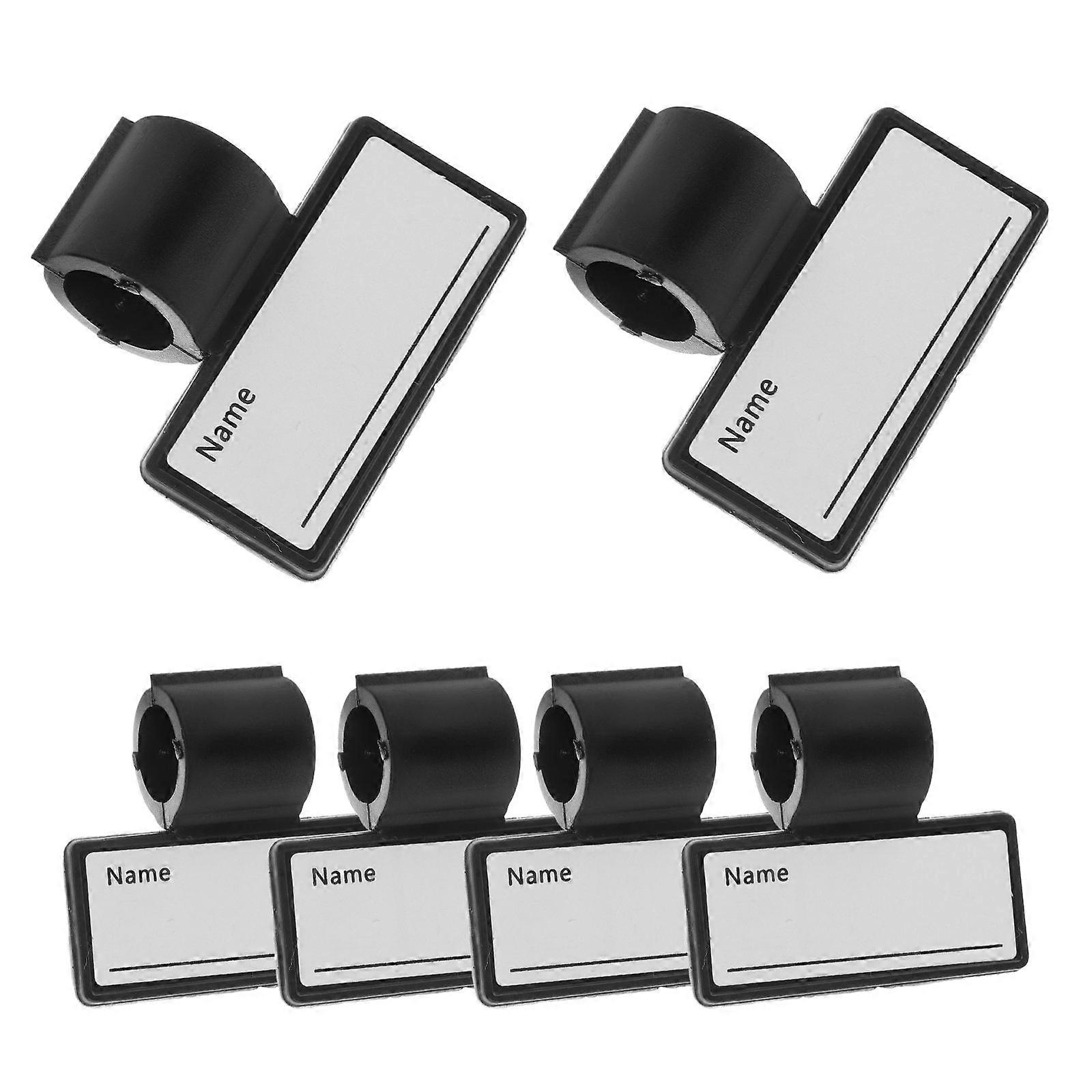 ABS Stethoscope Name Labels for Marking with 6Pcs Double-Side Name Tags