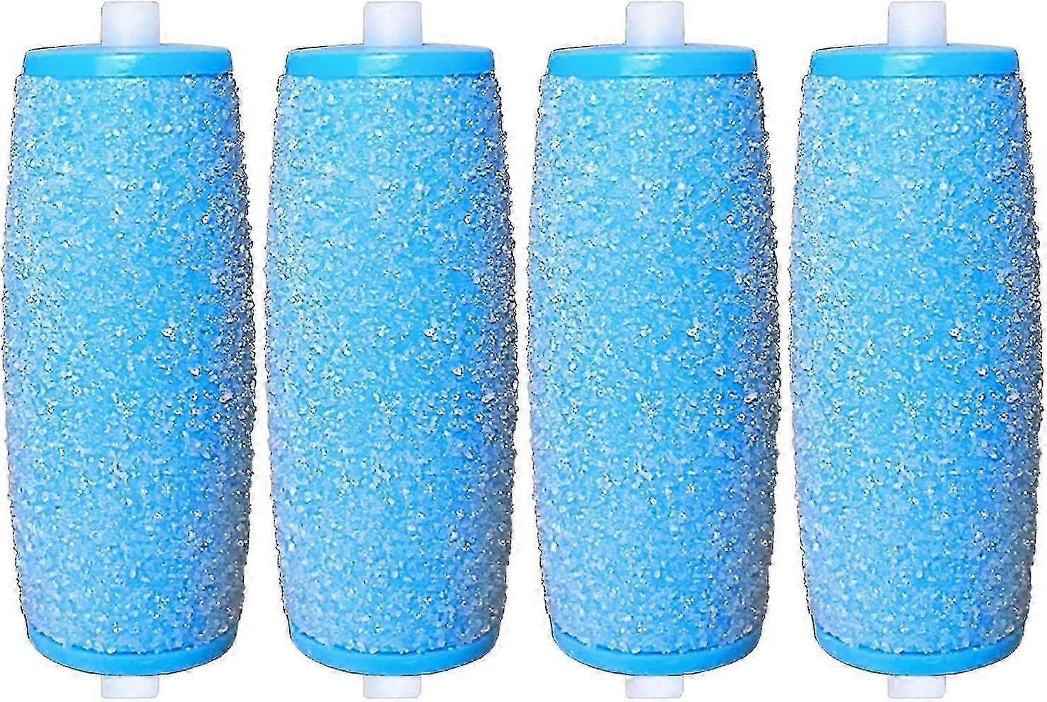 [4 Pack] Extra Rough Replacement Rollers Compatible for Scholl Velvet Smooth Express Pedi Electric Grater Replacement Rollers Compatible for Scholl Ve