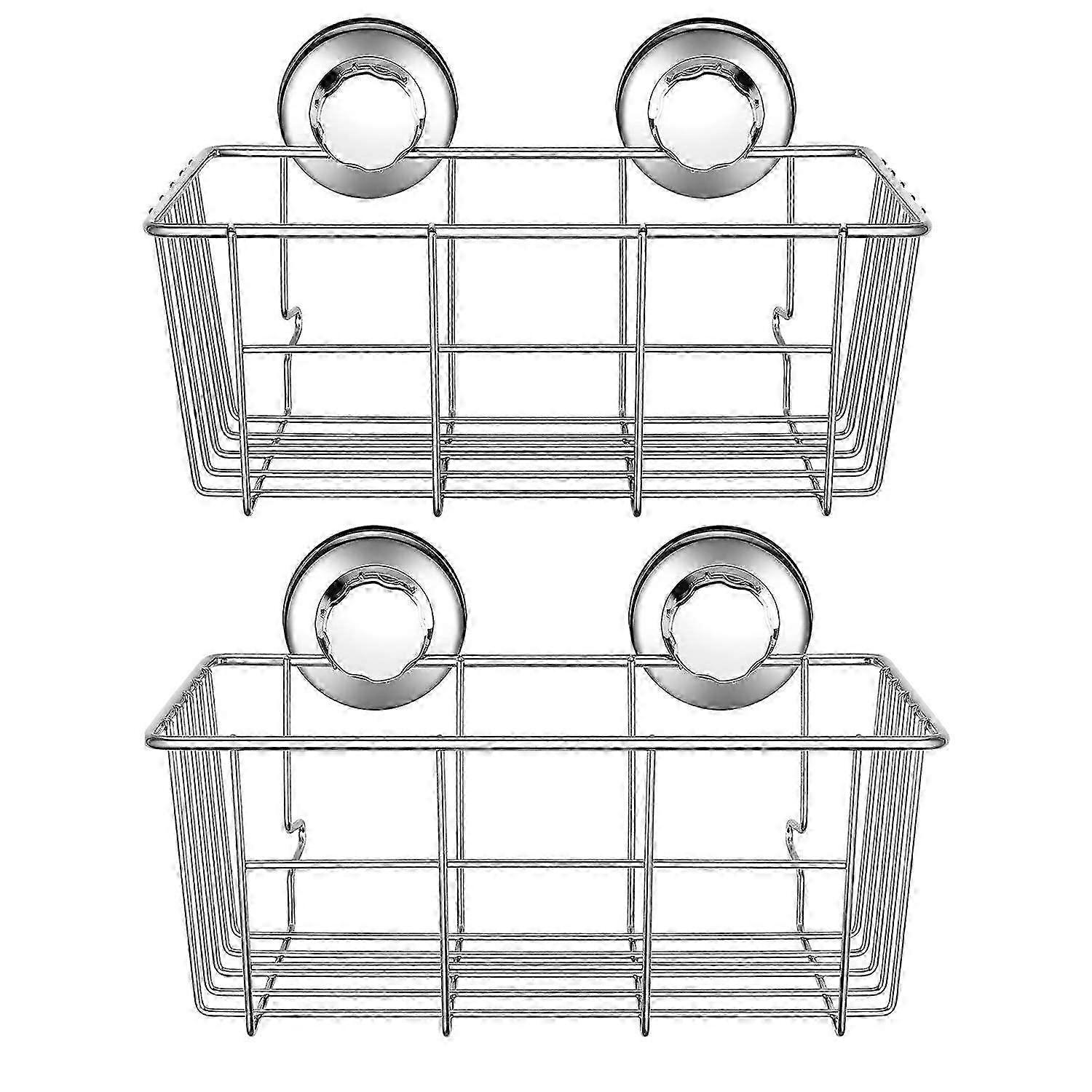 2025 2-pack deep large shower shelf for bathroom and kitchen storage