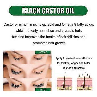 26-27 Organic Pure Cold Pressed New Hair Growth Oil 60ml Black Castor Oil