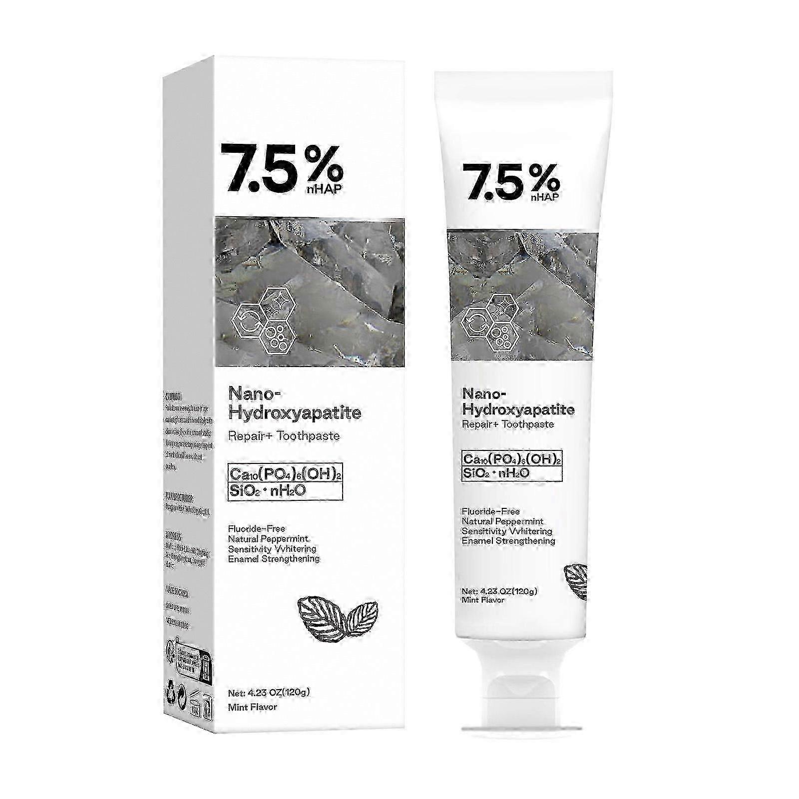 25-26 7.5% Hap Nano-Hydroxyapatite Toothpaste Remove Deep Clean For Sensitive Teeth