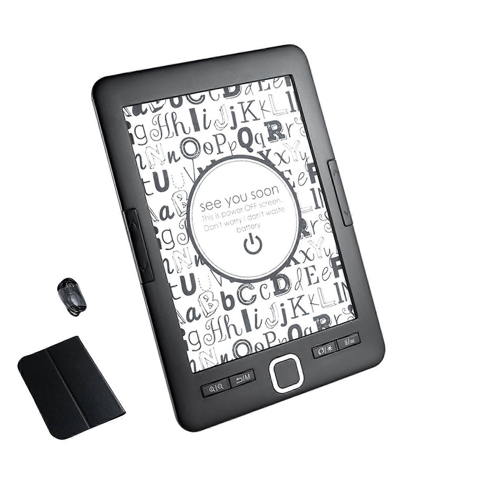 Front Light Technology E Reader Lightweight Portable Structure Commuting Device Simple to Operate for Safe Reading Multicolor