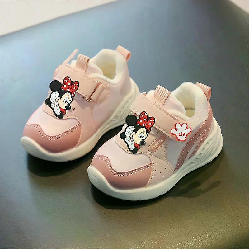 Disney Spring/Fall New Kids Sneakers Mickey Mouse Minnie Soft Sole Baby Toddler Shoes Winter summer Casual Shoes for Boys Girls