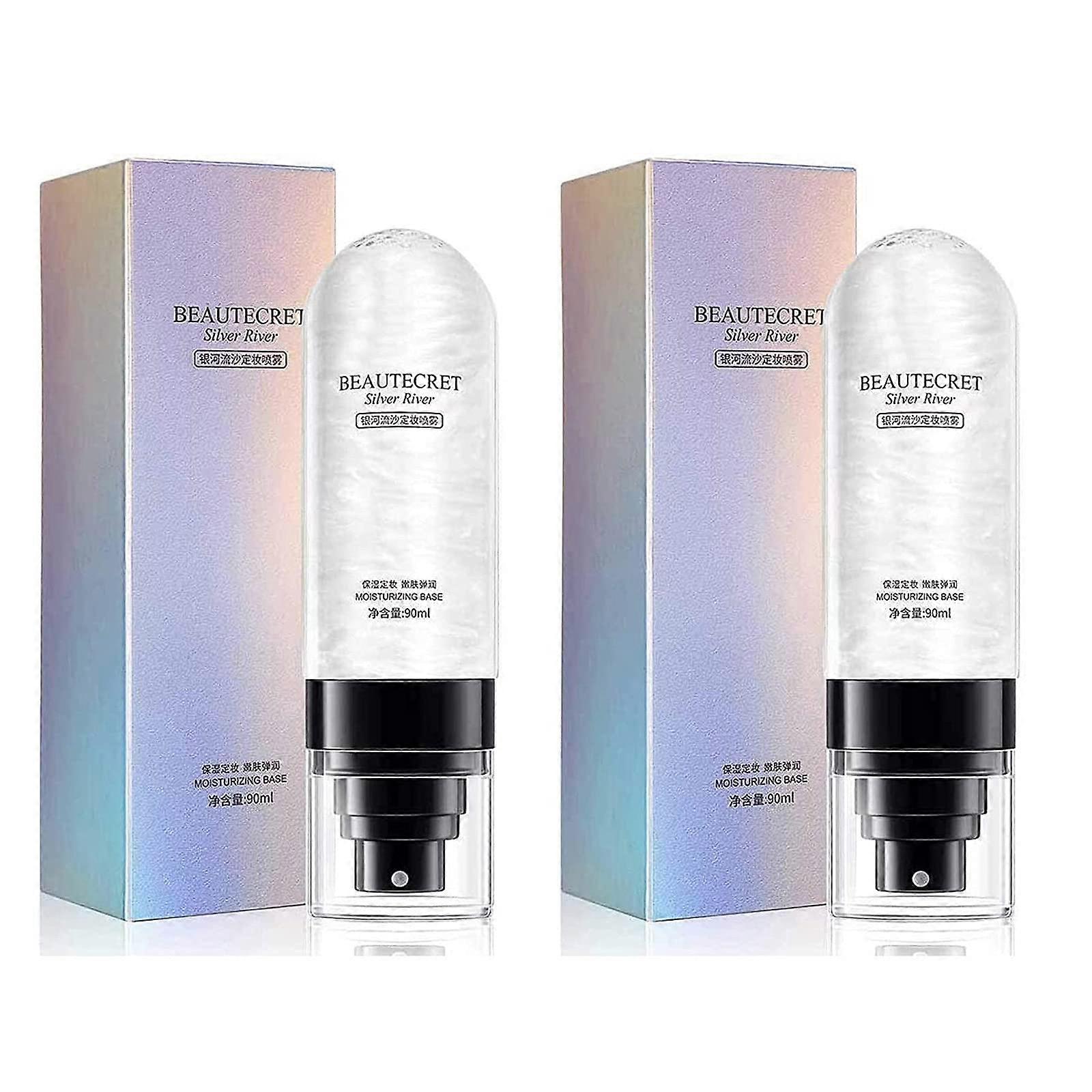 Makeup Setting Spray 2pcs LongLasting Hydration Waterproof Mist for All Skin Types