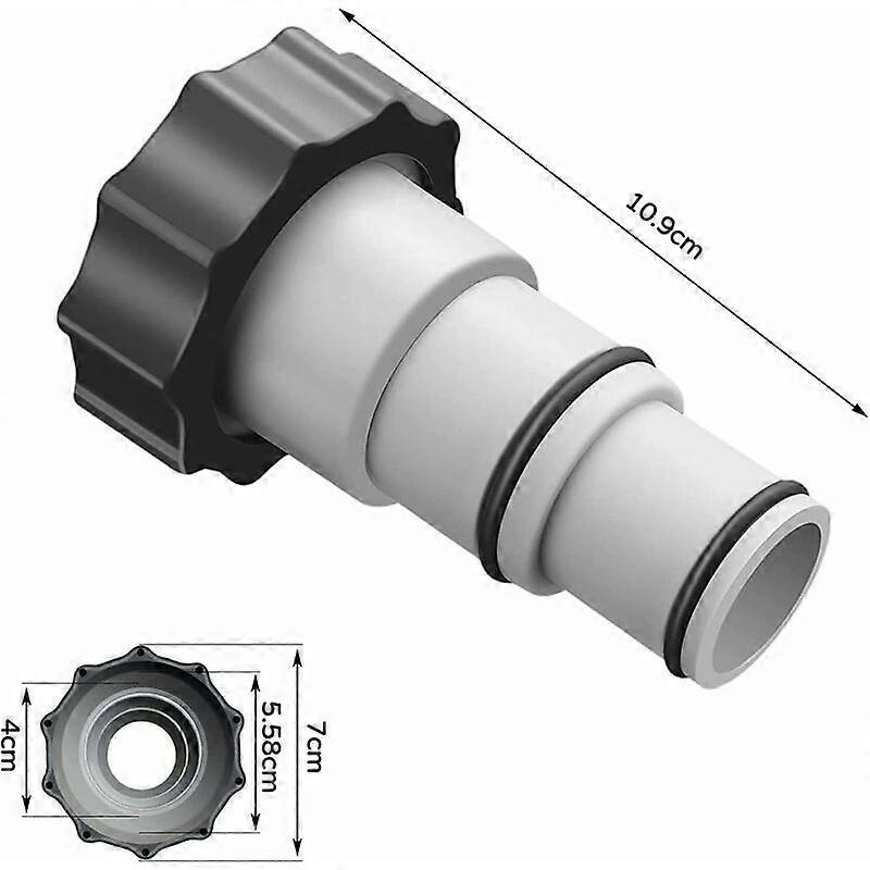 Intex Pool Hose Adapter A - 38mm & 32mm, Internal Thread Hose Connector (2 Pack)