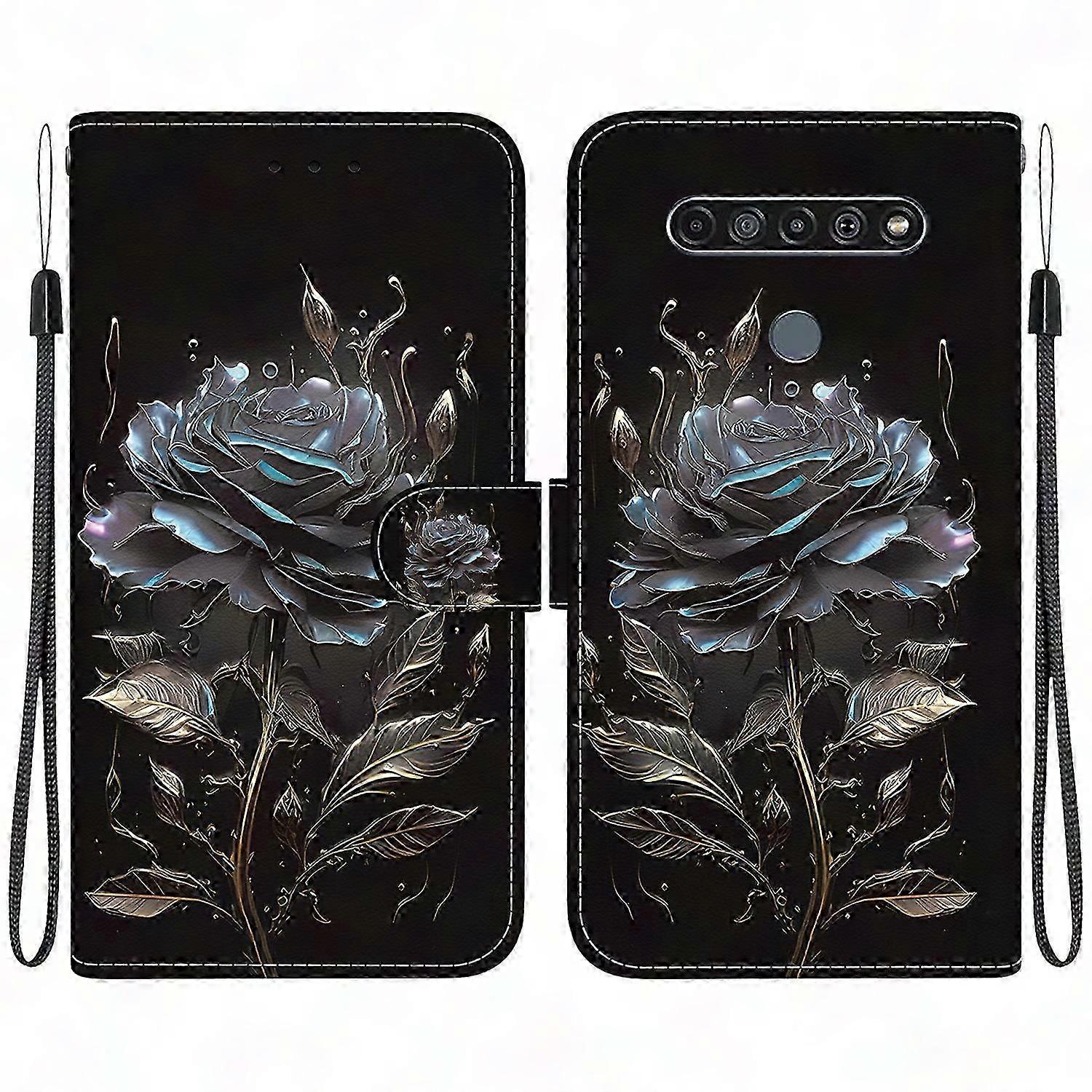 Crystal Texture Colorful Leather Phone Case