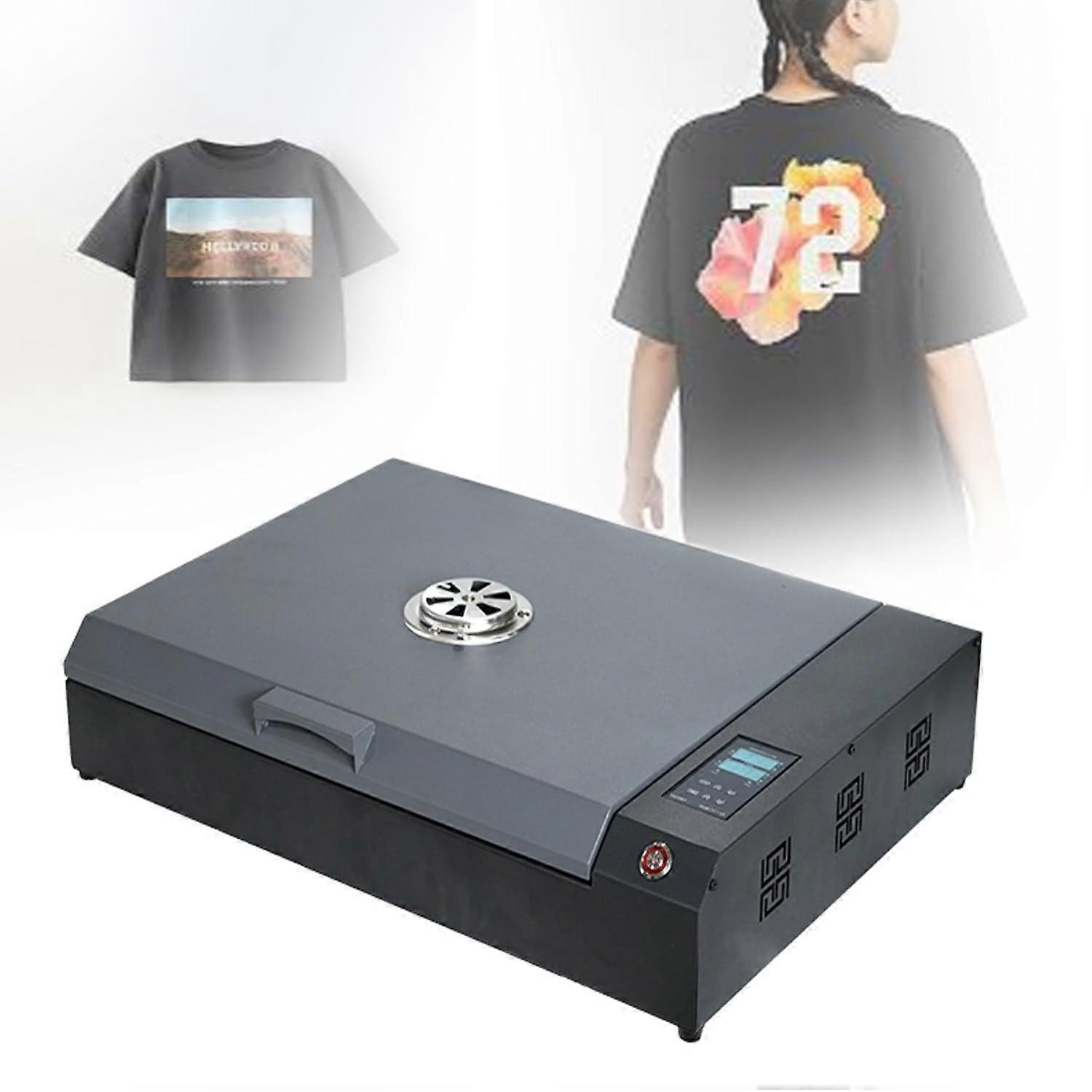 DTF Curing Oven with Dual Heating Plates PID Control for TShirt and Hat Printing