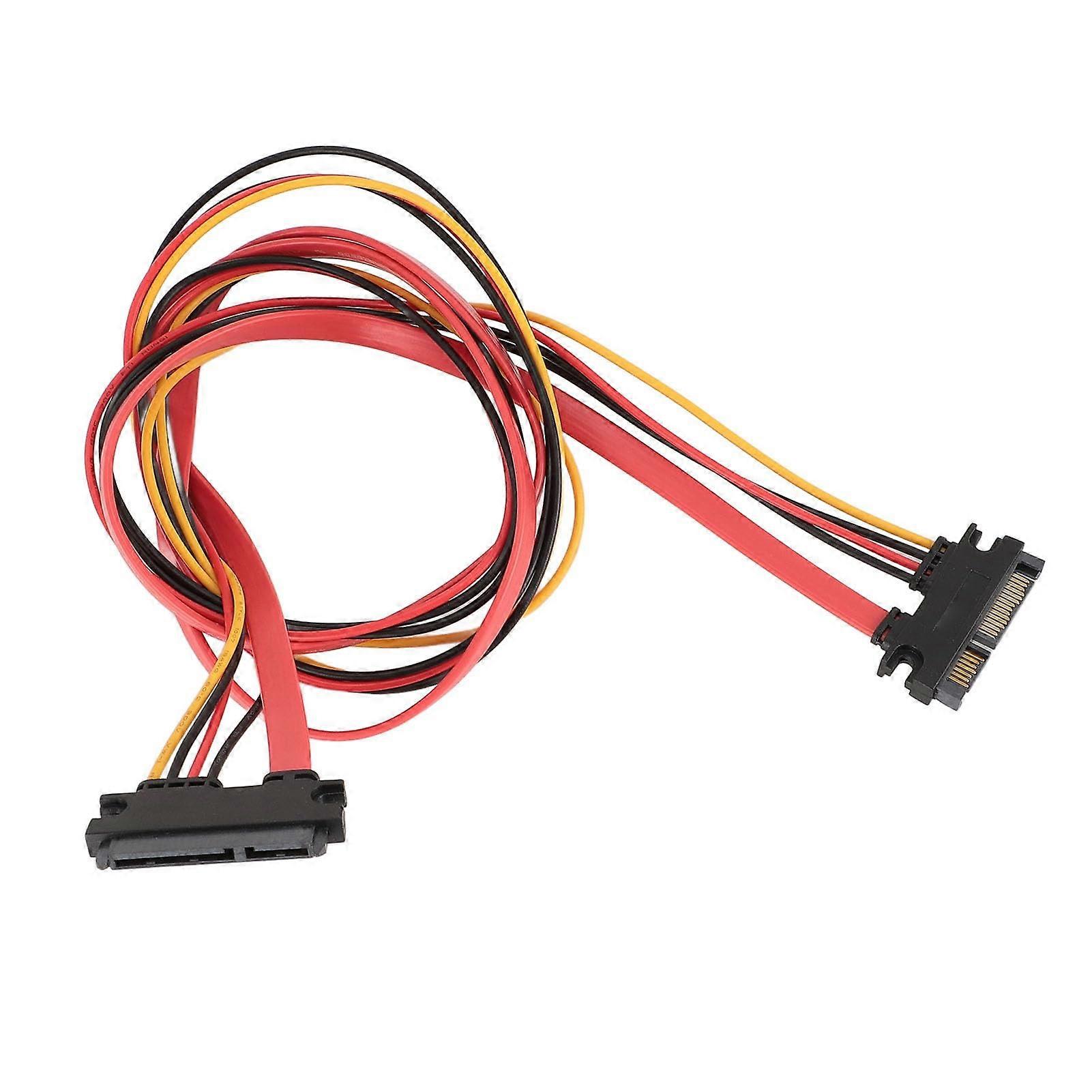 External Hard Drive Cable 22 Pin SATA Power Data Extension 1m Flexible Dual Function Reliable Transfer