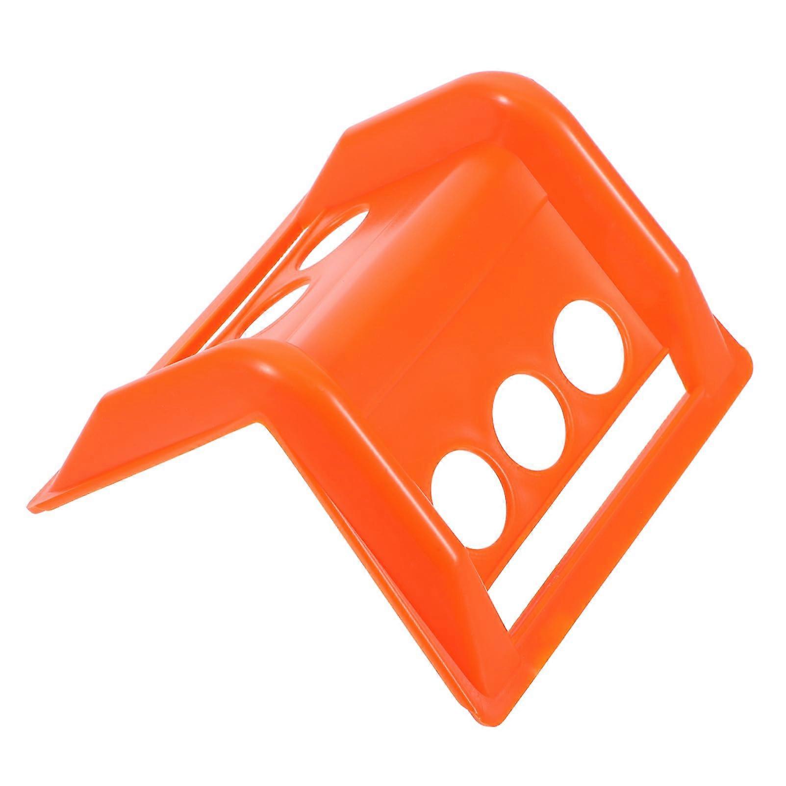 Heavy Duty Cargo Corner Protector for Flatbed Straps, Orange Edge Guard for Truck
