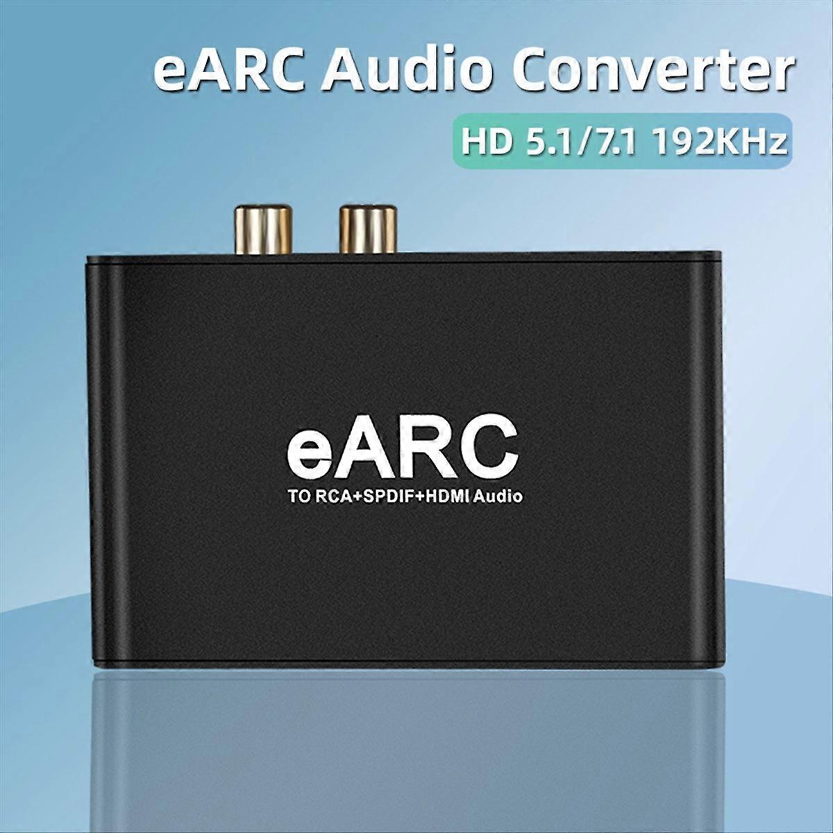 EARC Audio Extractor - Kompatibel med RCA Audio Extractor Adapter