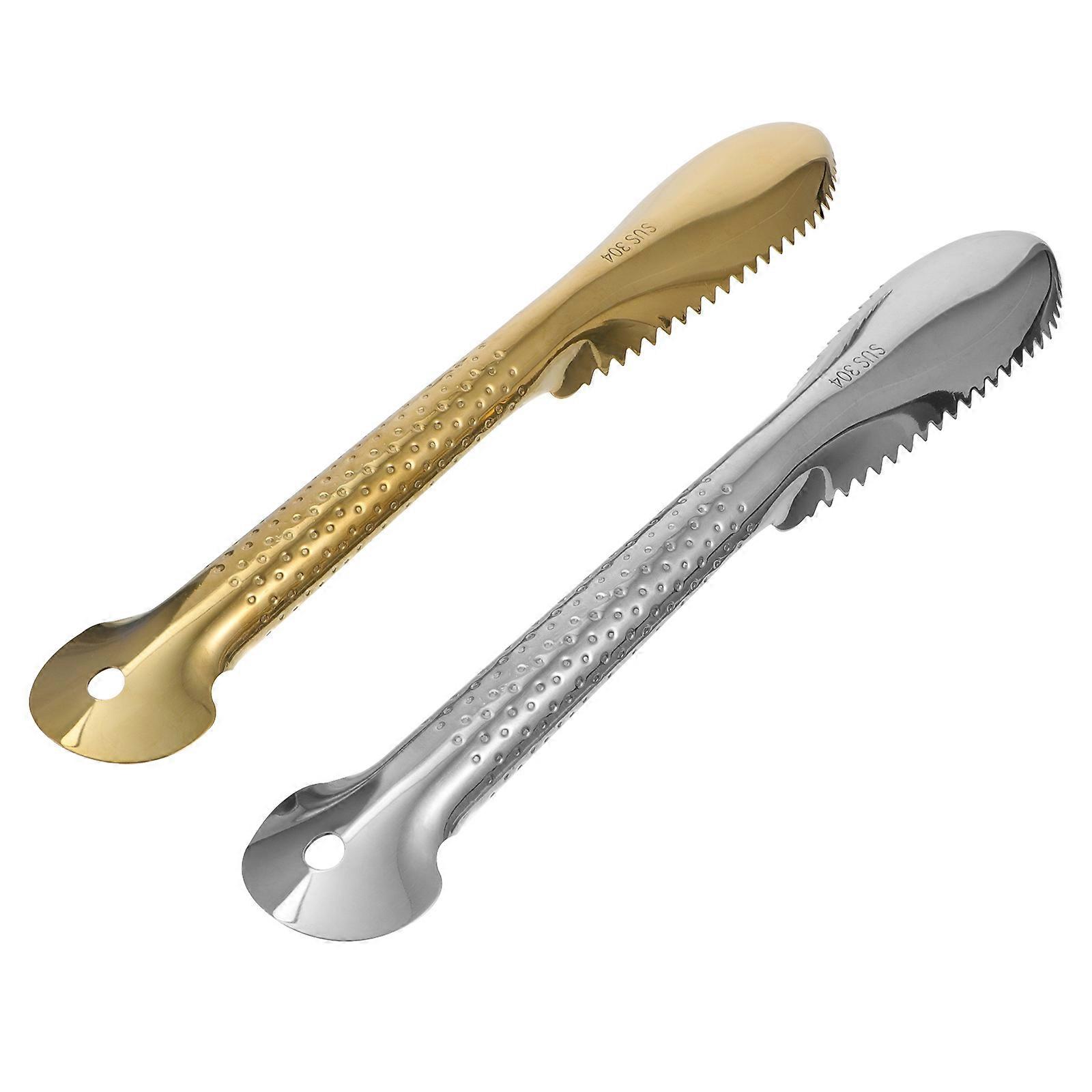 Fish Scaler Stainless Steel Fish for Fast Scale Removal 2Pcs