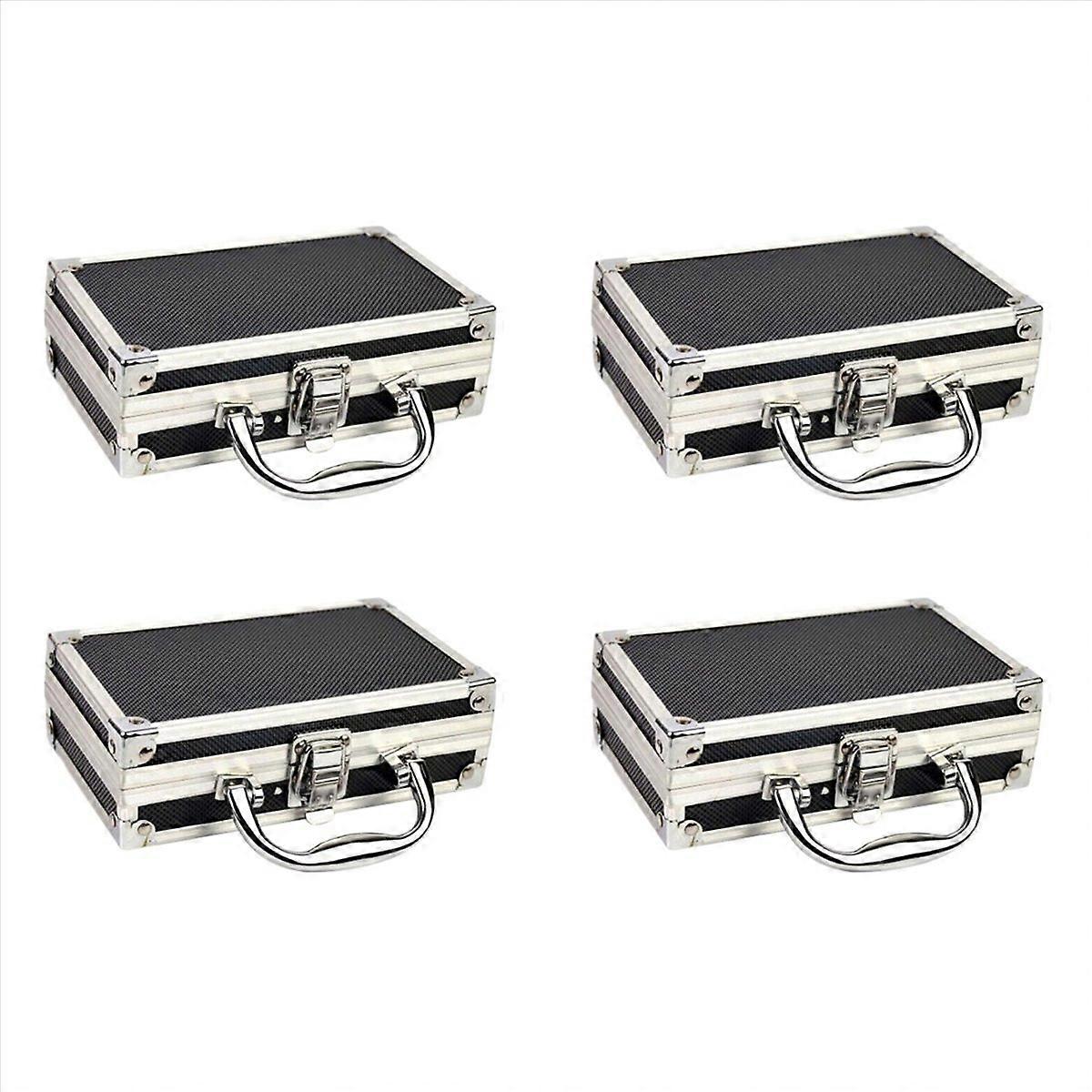 Practical Aluminum Suitcase Portable Handle Small Toolbox Storage Box