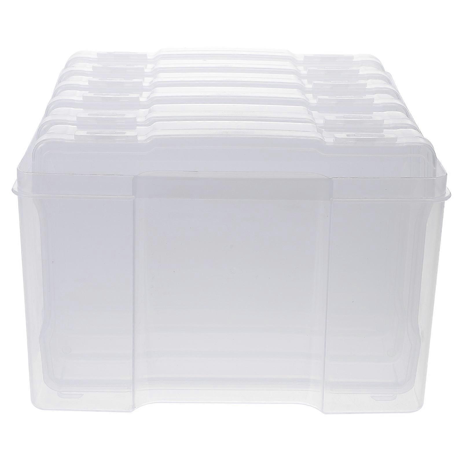 Plastic Photo Storage Case for Storage Use 1Set Greeting Card Organizer