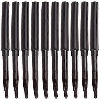 Einweg-Lippenbürste zur Reinigung, 30-teiliges Mini-Kosmetikpinsel-Set (schwarz)
