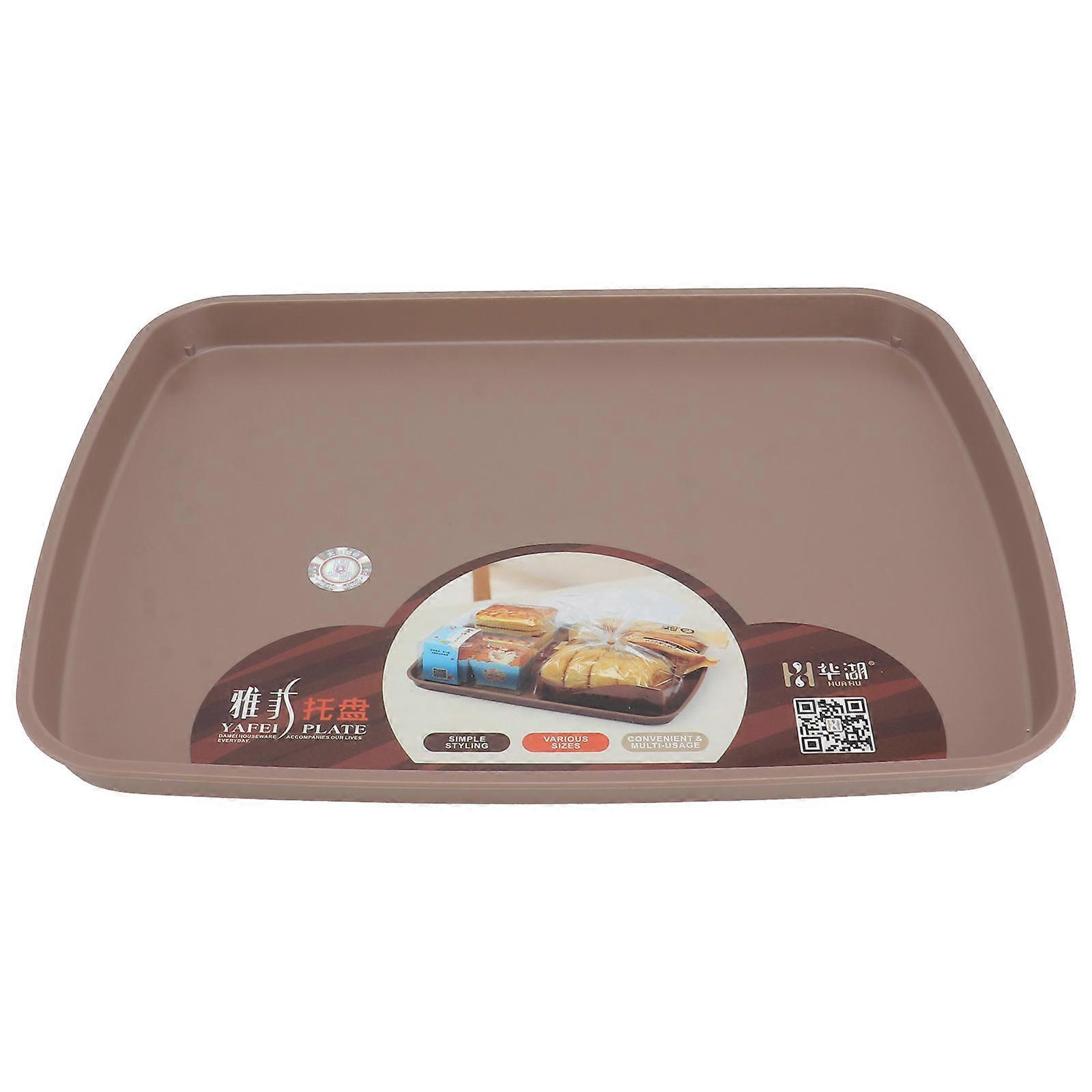 Appetizer Serving Tray PP Material Home Dining 30.5x23cm Reusability 1Pack