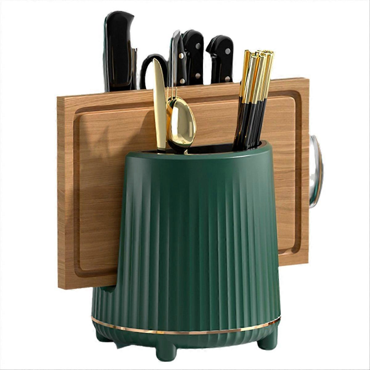 Rotating Knife Rack, Chopsticks, Fork Storage Rack Storage Box, C