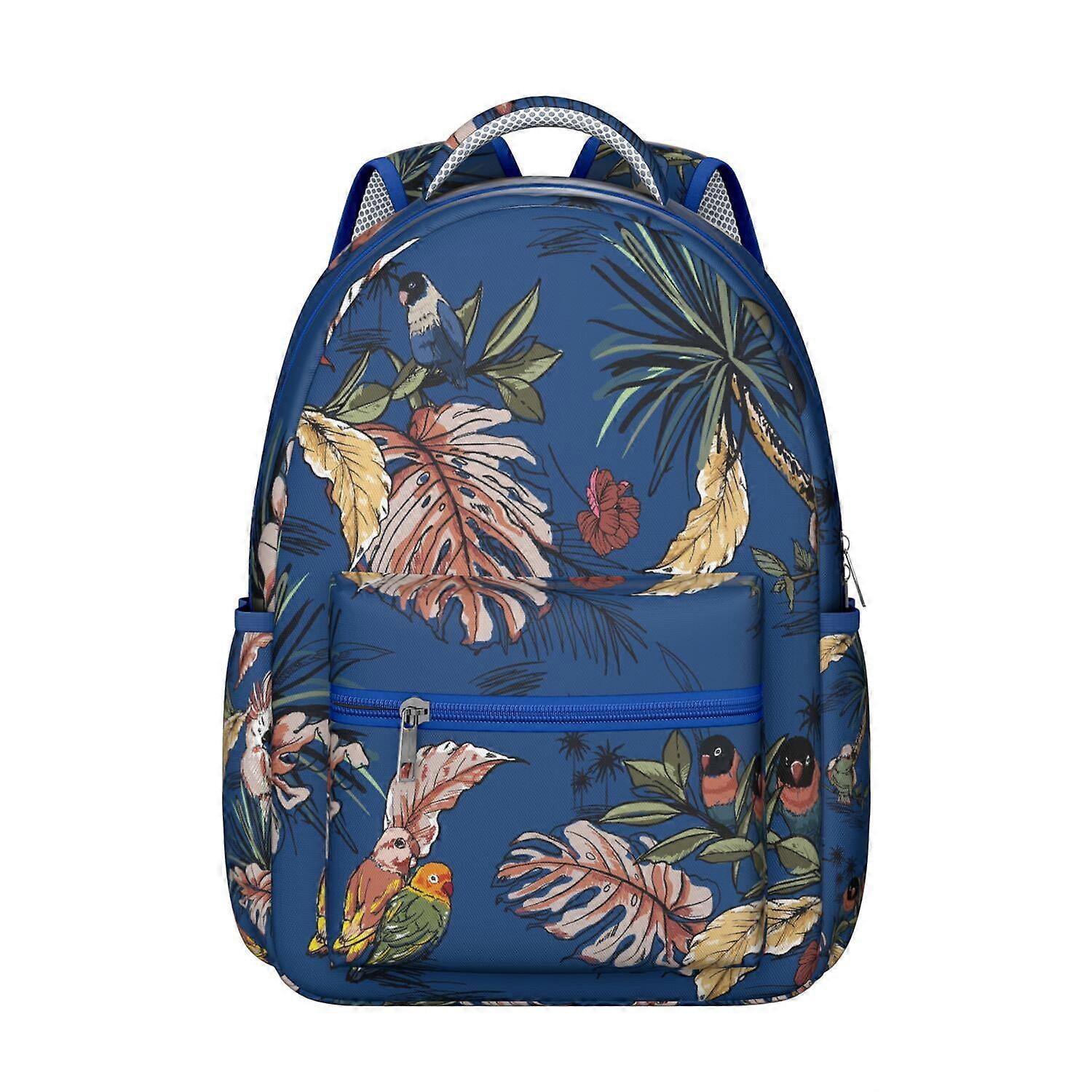 Mochila resistente e leve com estampa de palmeiras havaianas, mochila grande para laptop, presente perfeito para estudantes – ideal para a vida no campus.
