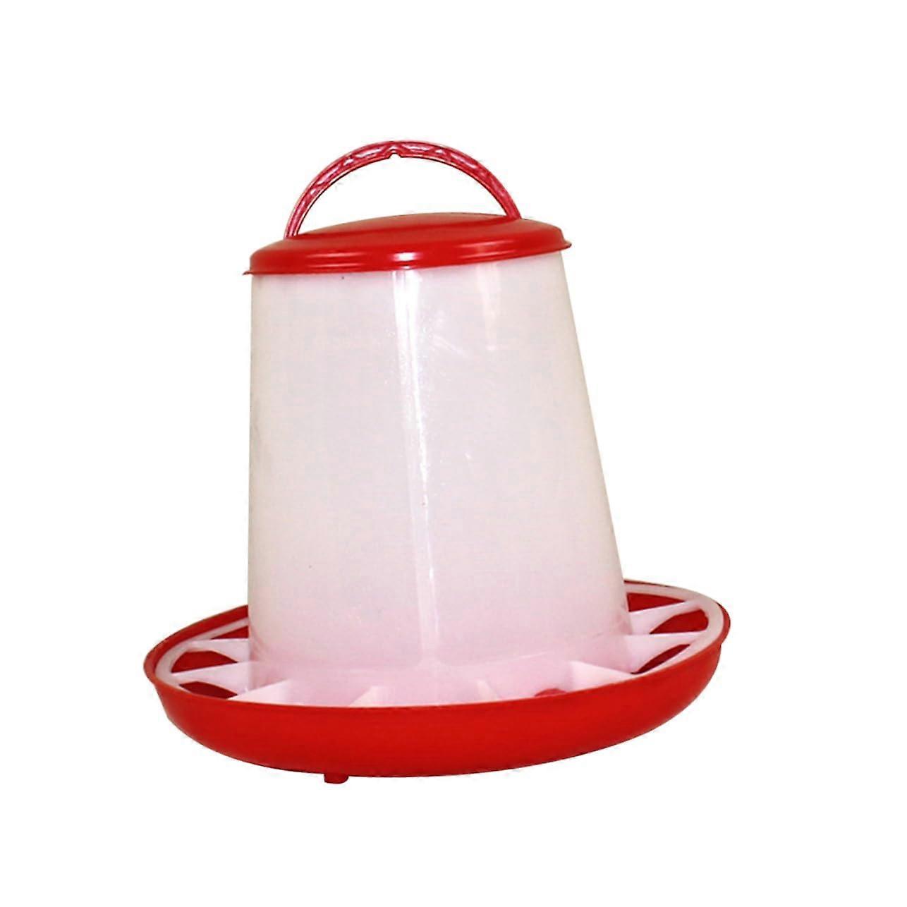 Automatic Chicken Feed Dispenser with WasteReducing Design for Backyard Poultry Feeding