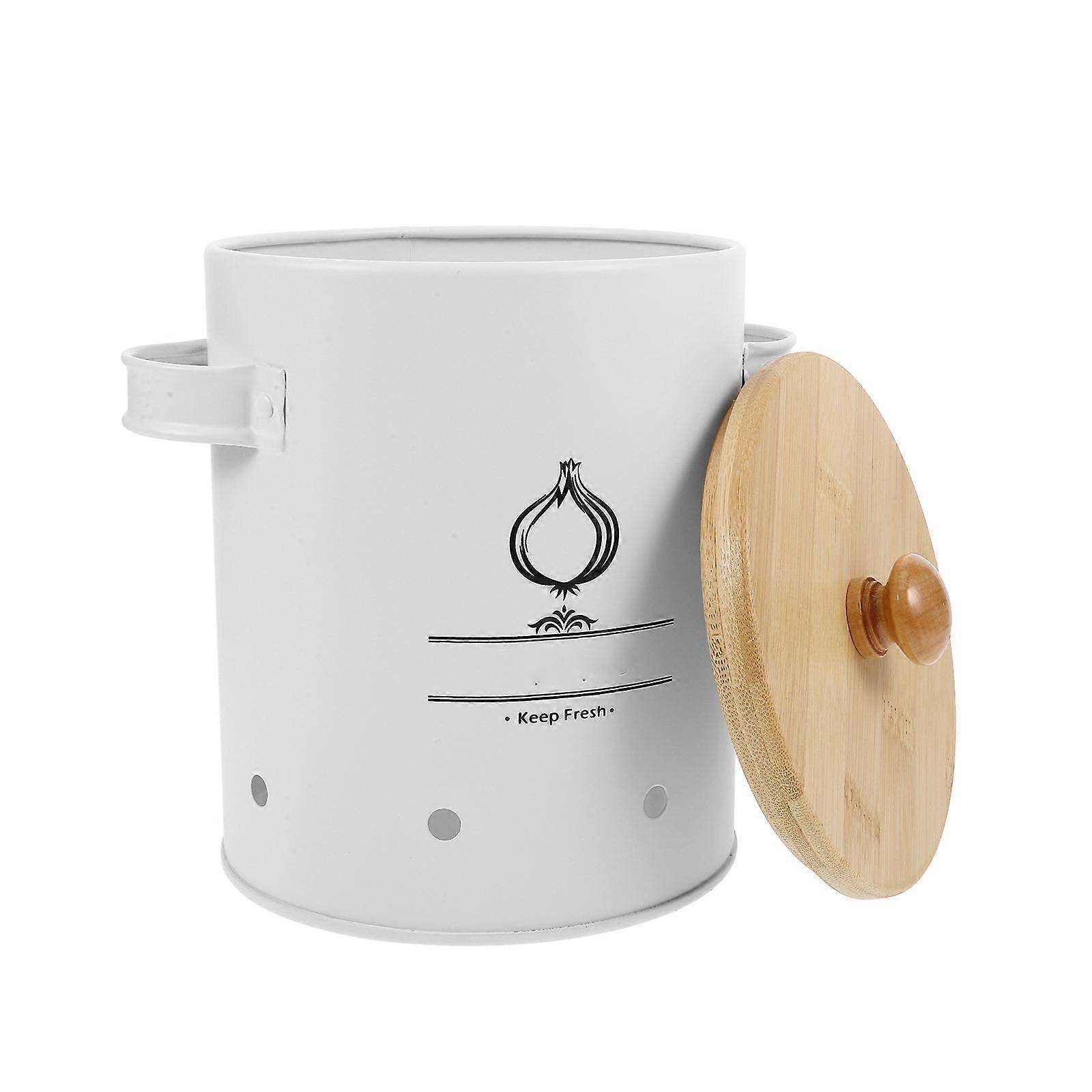 Multi-Function Potato Onion and Garlic Storage Bin for Vegetable Storage