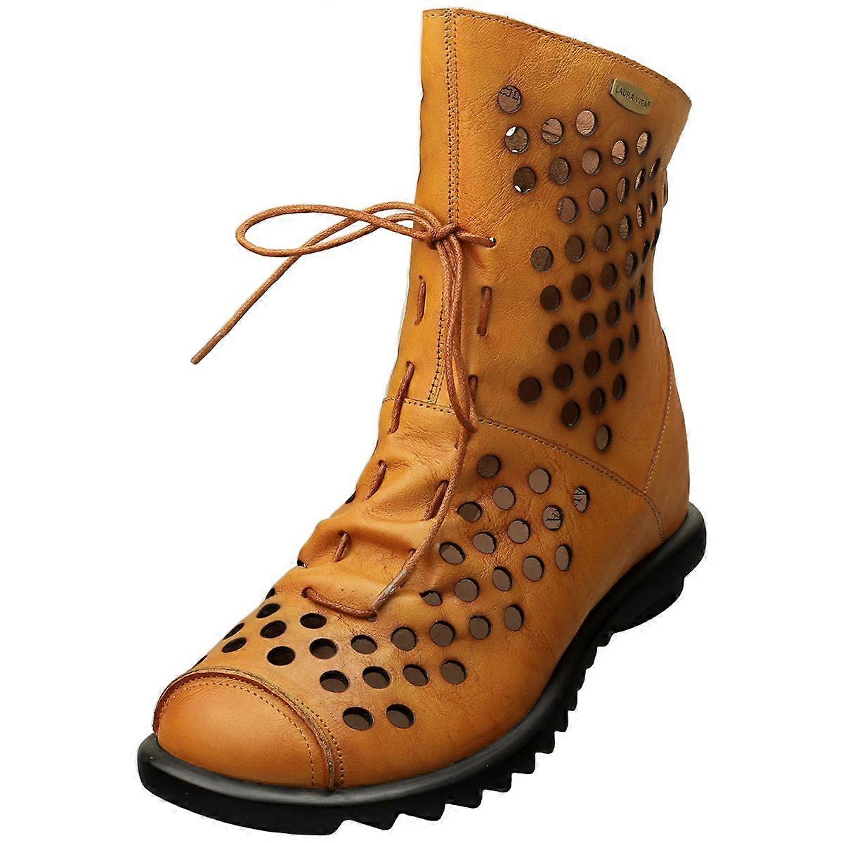 Laura Vita Cyrielle 11 Womens Ankle Boots in Camel
