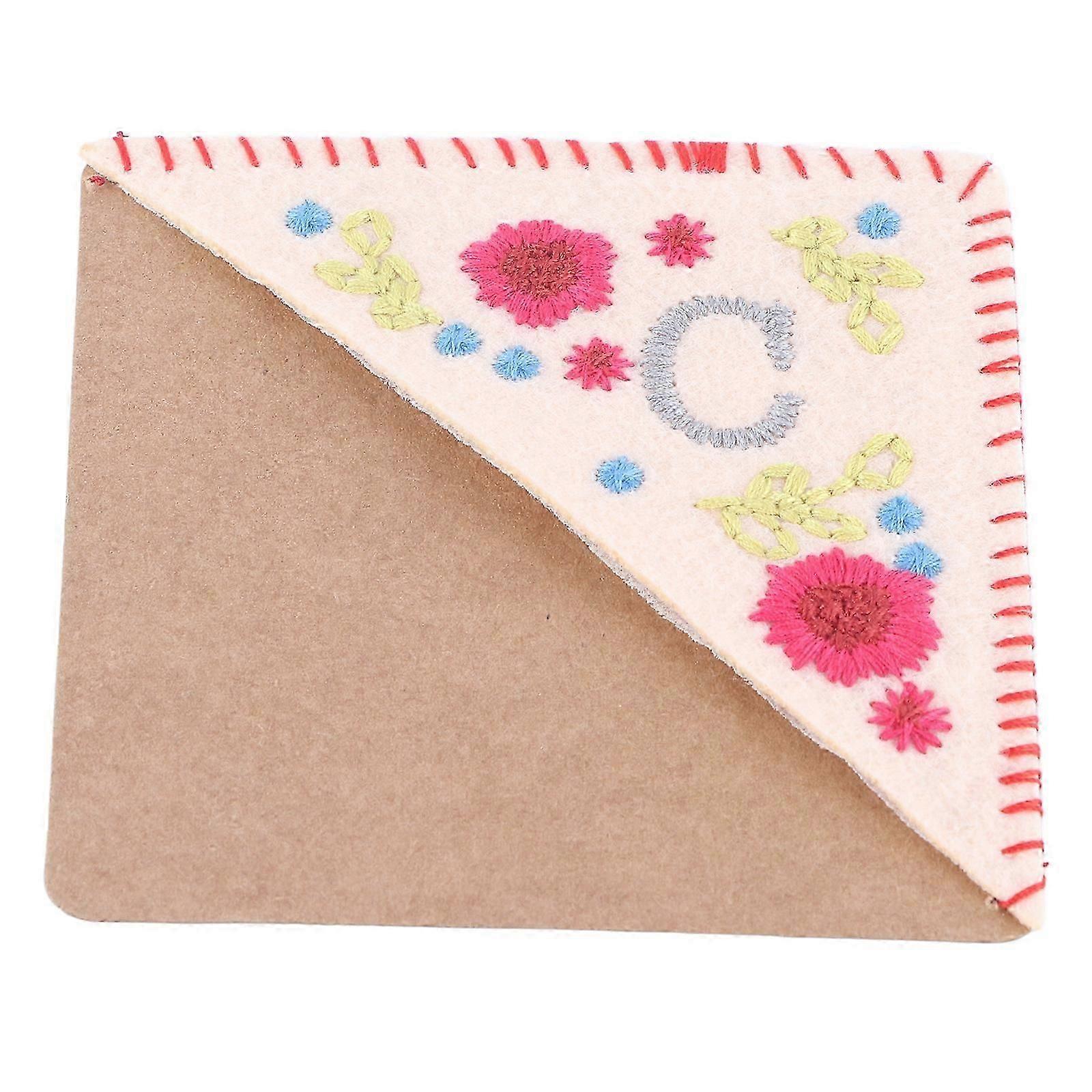 Embroidered Corner Bookmarks Accessories for Book Lovers