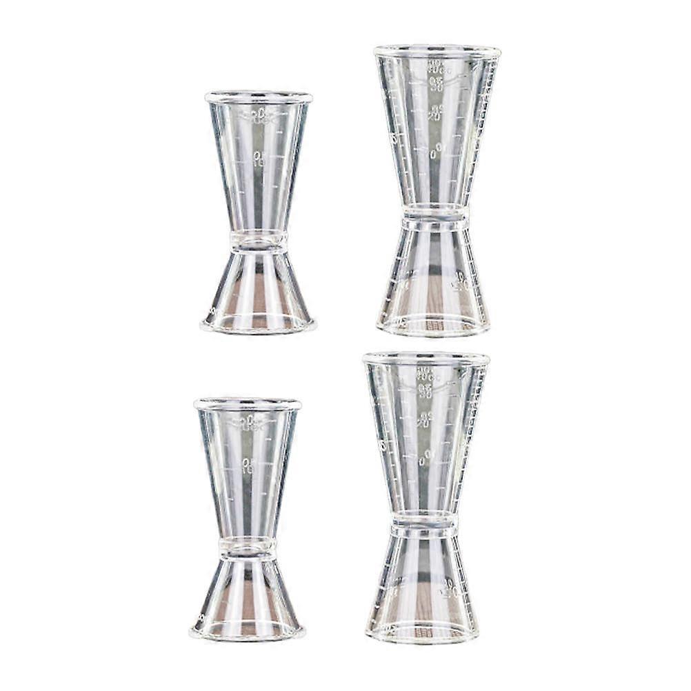 Bar Tool Measuring Cup Double-Head Ounce Wine Measuring Device 4Pcs Set