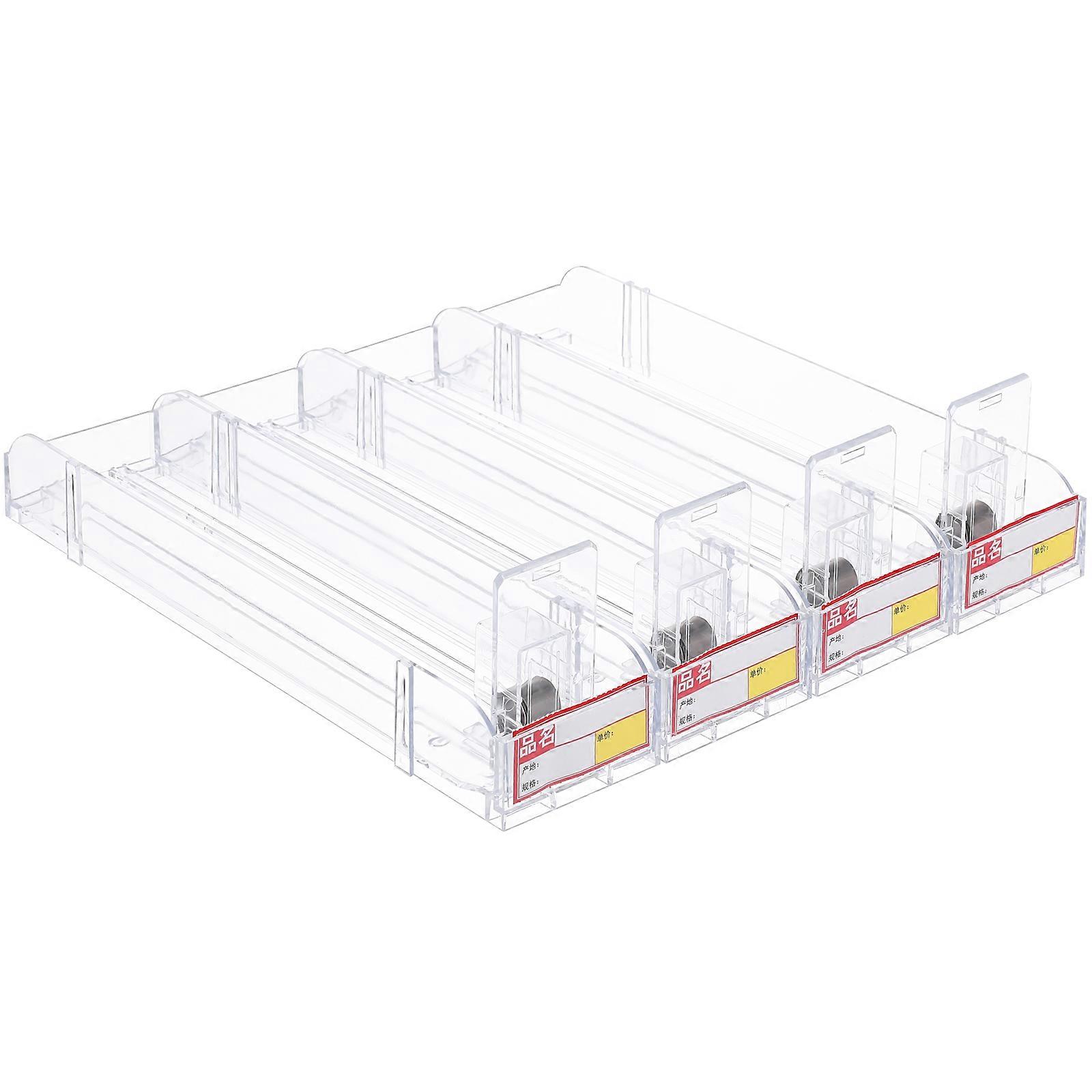 4pcs Auto-push Cigarette Holder Cigarette Display Rack Practical Cigarette Pusher