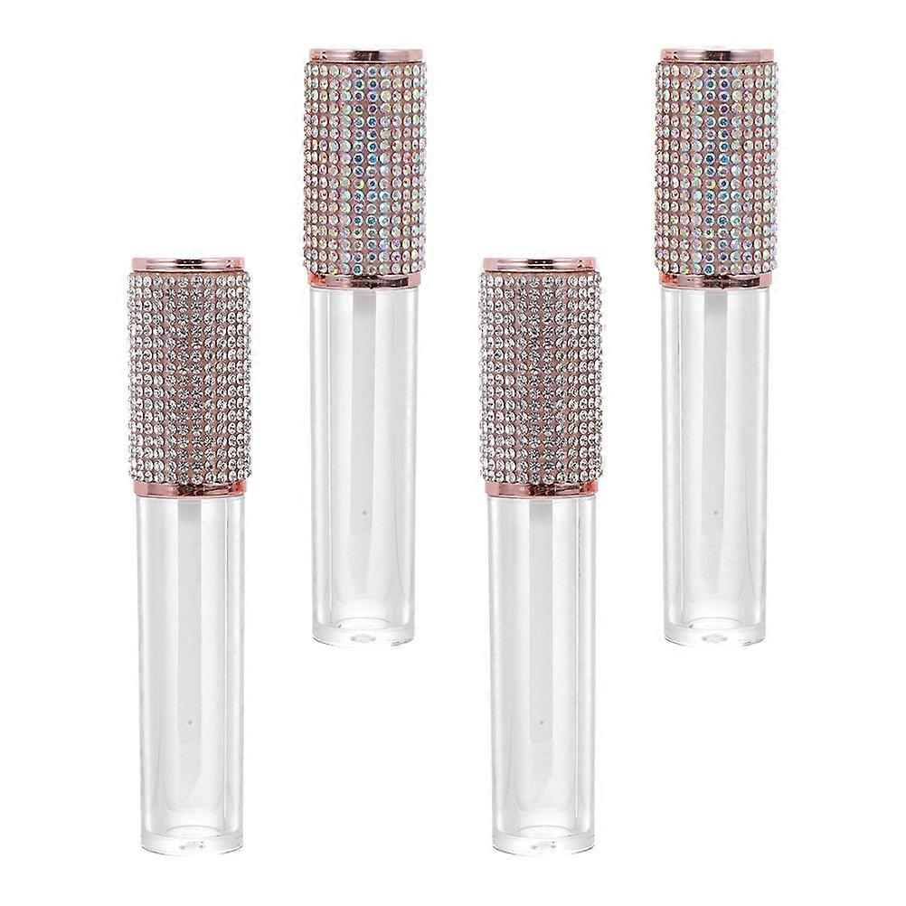 Lip Gloss Bottle Empty DIY Container for Refillable Use 8Pcs Assorted Color