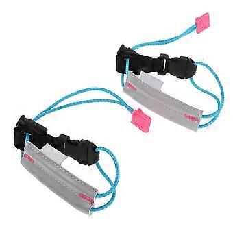 Night Walking Reflective Arm Bands for Cycling Running 6Pcs Safety Bands