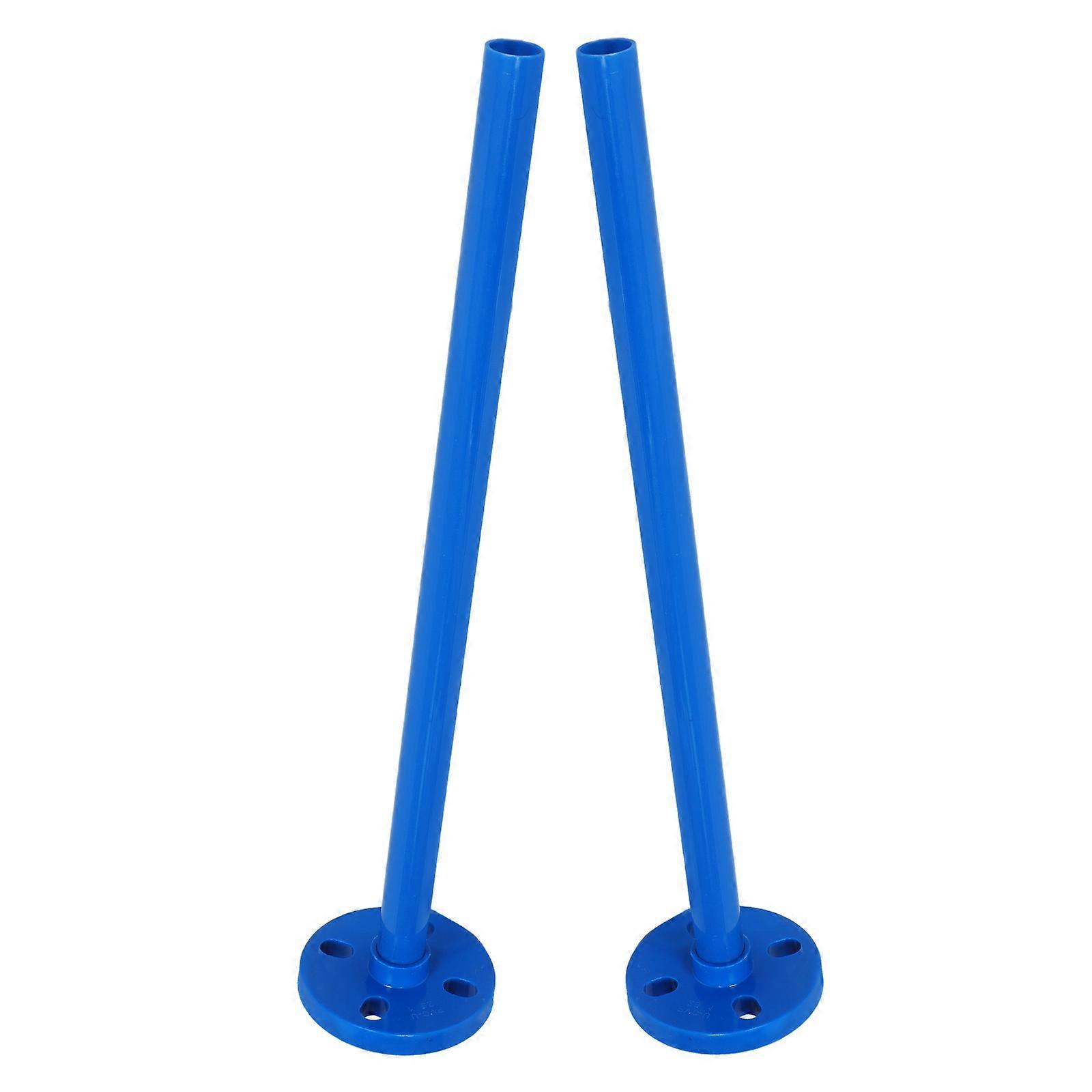 Balanced Stand Plastic High Jump Column for Outdoor Training 2Pcs Set