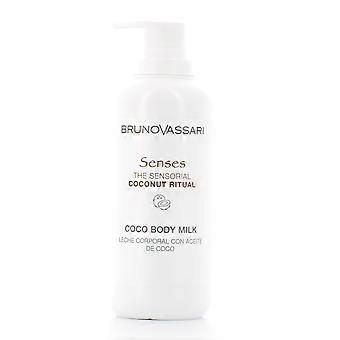 Bruno Vassari Senses Hydraterende Bodymelk met Kokosolie voor 's Ochtends en 's Avonds 400 ml