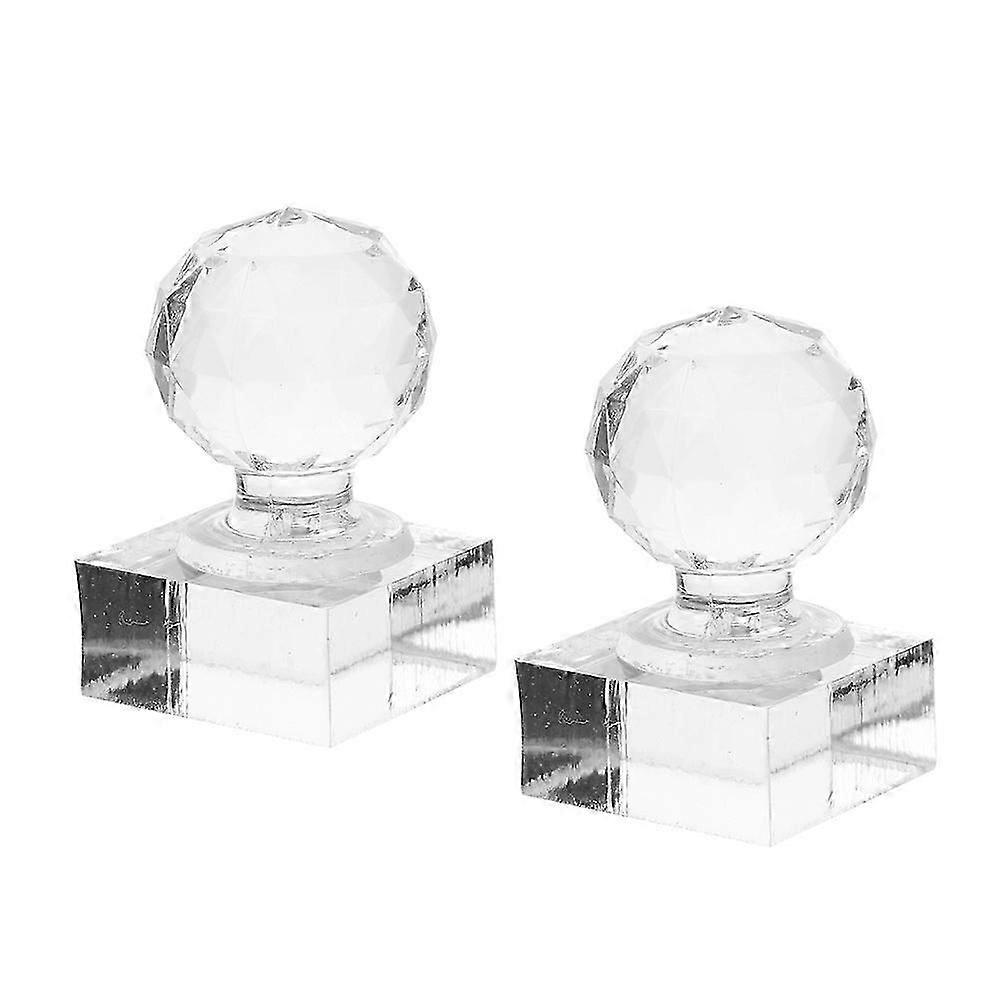 Transparent Acrylic Eyeshadow Pressing Tool,2Pcs, DIY Makeup Use