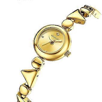 MOKAGO Damenuhr in Gold – Elegantes geometrisches Armband, stilvolle Uhr für moderne Damen