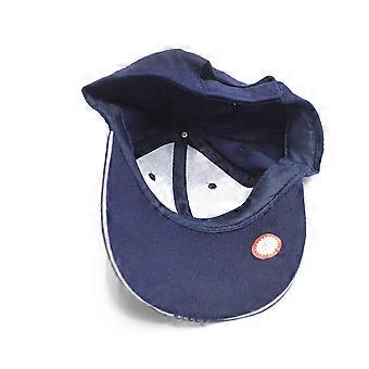 Lighted Flashlight Baseball Hat for Camping Jogging Hunting (Blue)