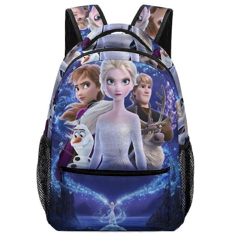LA3140 Frozen Backpacks School Bag Bookbag Casual Daypack Backpacks for Travel Hiking