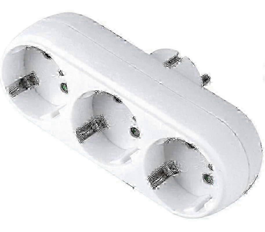 3-way Socket Adapter,3-way Multiple Plug Wall Or Table Socket 16a/250v - WK