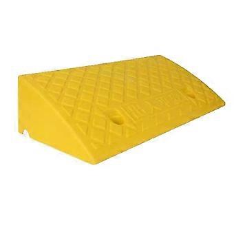 Uphill Speed Bumps Steps Black and Yellow Color Lightweight Plastic Pad Step Mat for Street Parking Yellow/9cm