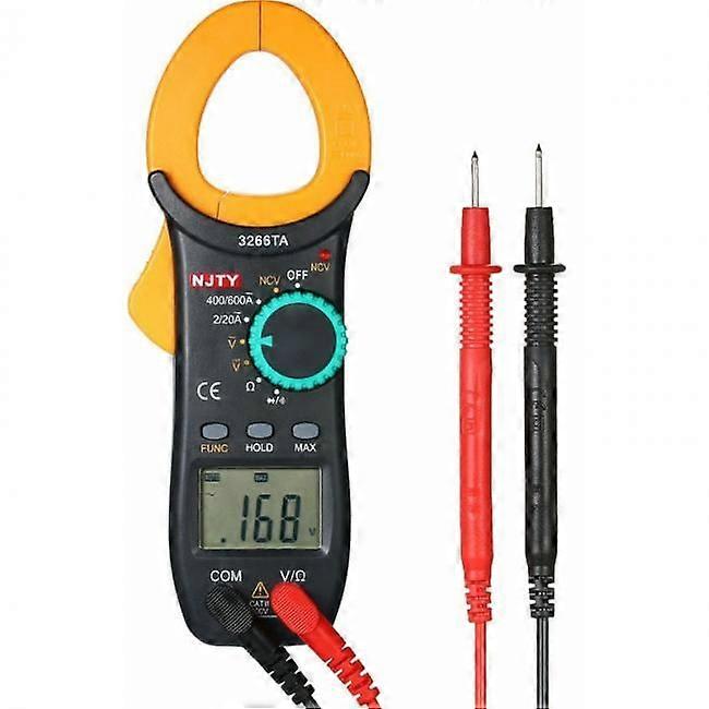 Digital Amperemetric Clamp, Automatic Range, 2000 Counts - Audible Continuity Capacitance