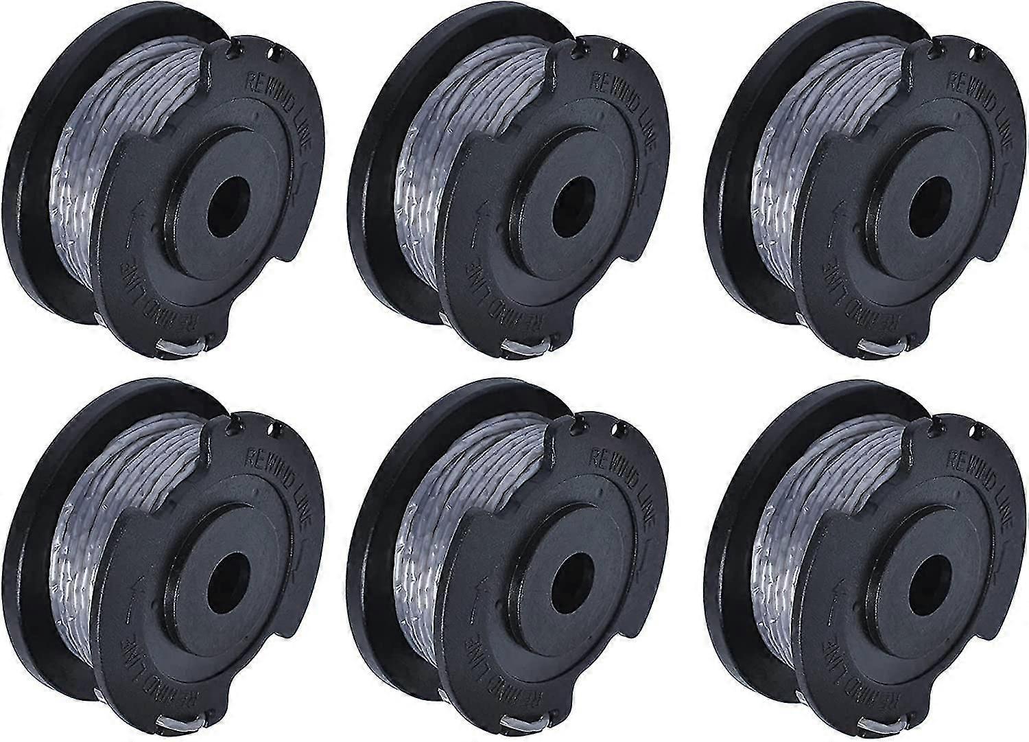 F016800569 Strimmer Spool And Wire Compatible With Bosch Easygrasscut Replacement, 6 Pieces