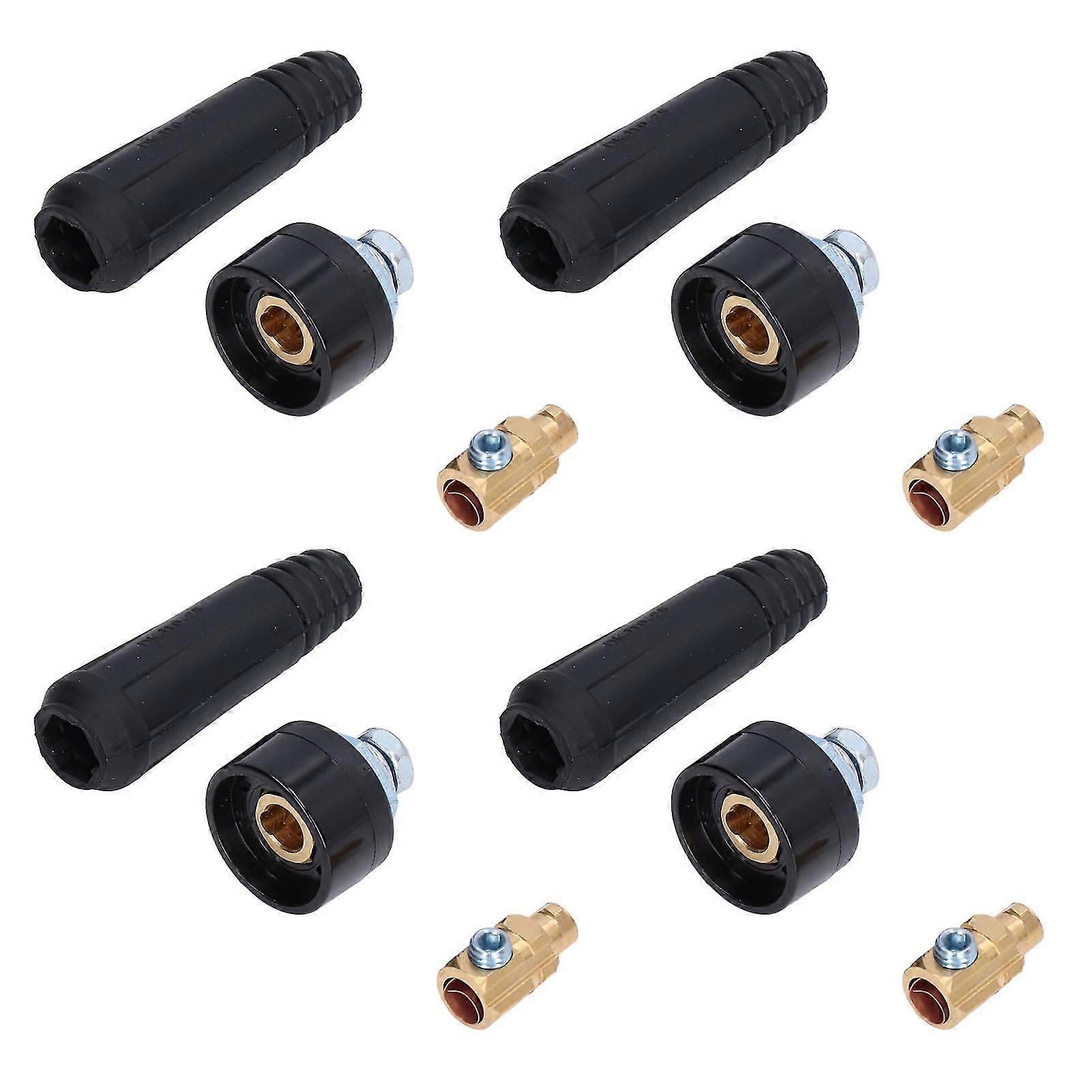 10 Set TIG Welding Cable Panel Connector Plug Socket Quick Fitting Adapter 10-25 EU Style