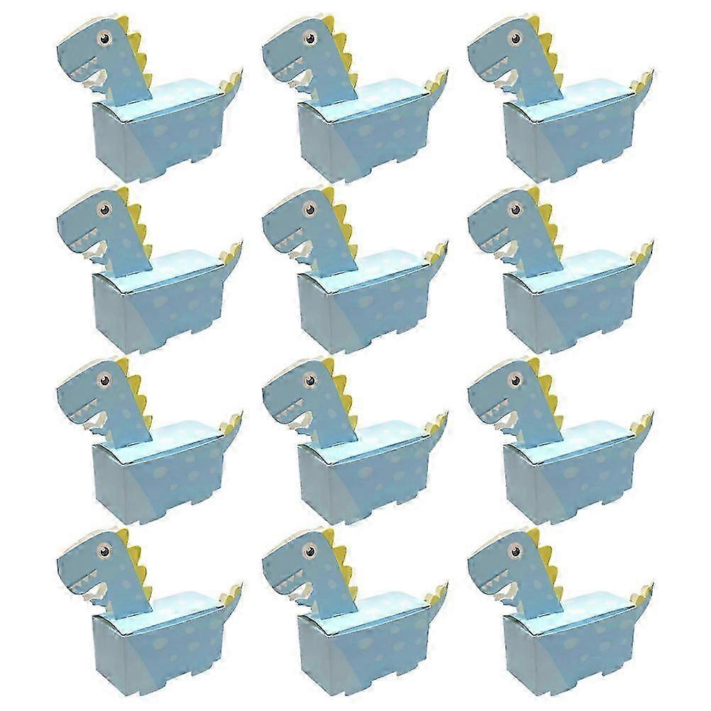 Dinosaur Candy Box Candy Case compatible with Storage Use 50Pcs Blue Storage Box