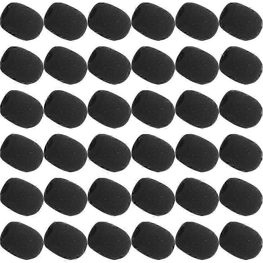 50pcs Microphone Covers Sponge Microphone Covers Microphone Windscreen Sponge Covers