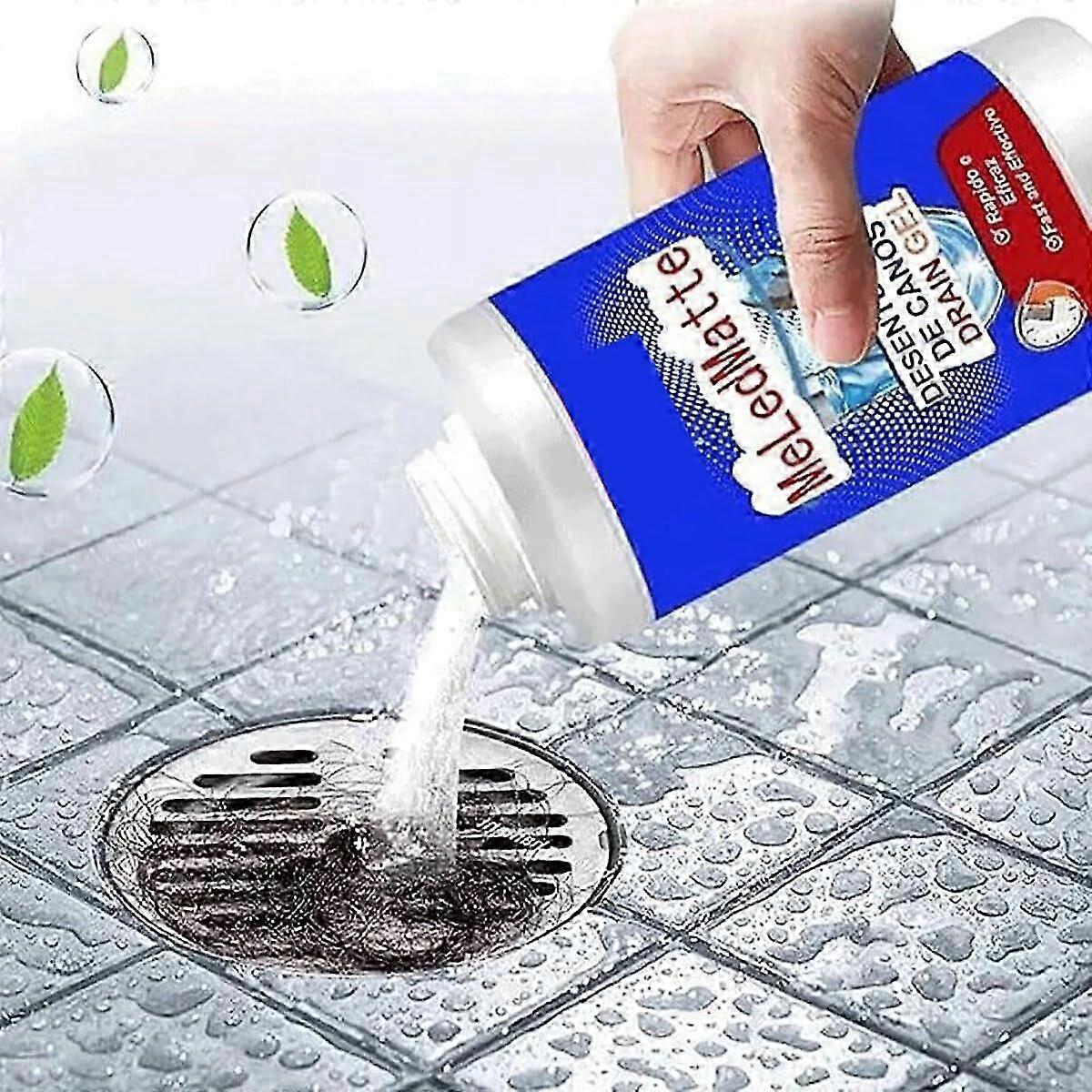 3PCS Powerful Pipe Dredging Agent Meledmatte,Tool Cleaning Powerful Kitchen Pipe Dredging Agent Dredge Deodorant