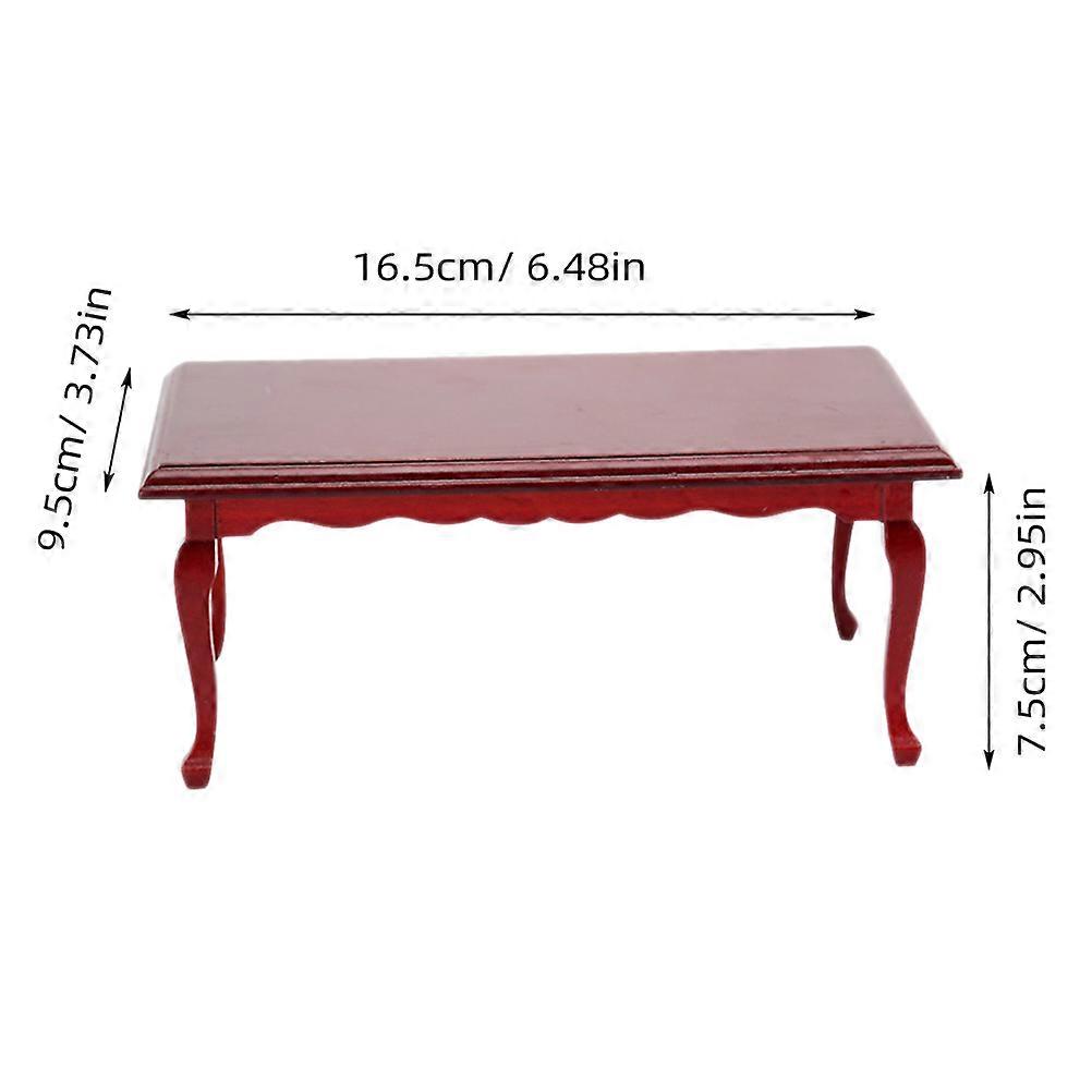 1 Set Tiny House Decoration Accessories 1/12 Scale Tiny House Table Chairs