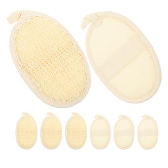 8pcs Exfoliating Body Scrubber: Loofah Sponge Pads For Body Face Washing - Shower & Bath Exfoliating Pads Makeup Remover