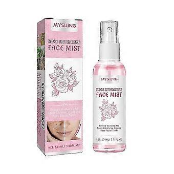 Tonico viso alla rosa idratante, rinfrescante, sebo-regolatore, schiarente, per la cura quotidiana della pelle con acqua di rose e amamelide.