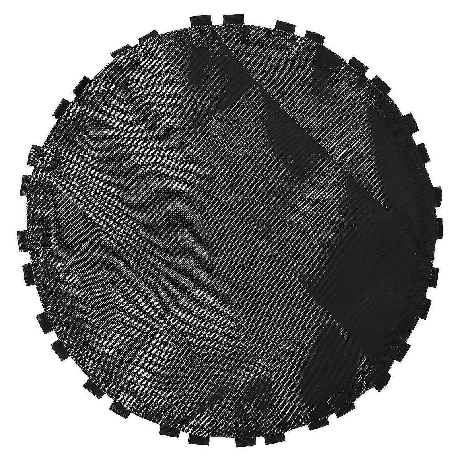 1Pc Black Trampoline Replacement Jumping Mat Trampoline Round Mat with Hooks