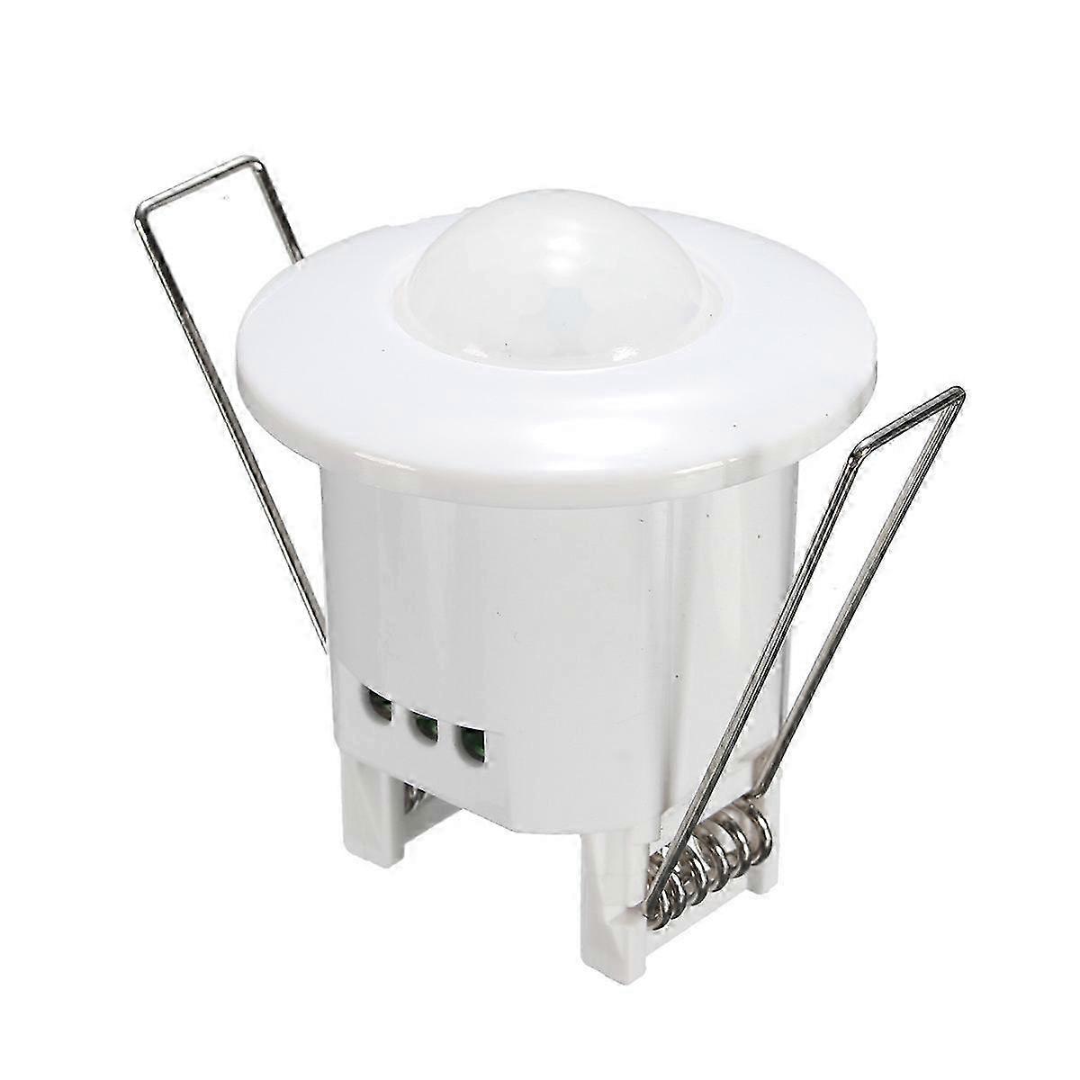 360 Degree Recessed Light Sensor with Automatic Infrared Motion Sensor Delay compatible with Ceiling Light