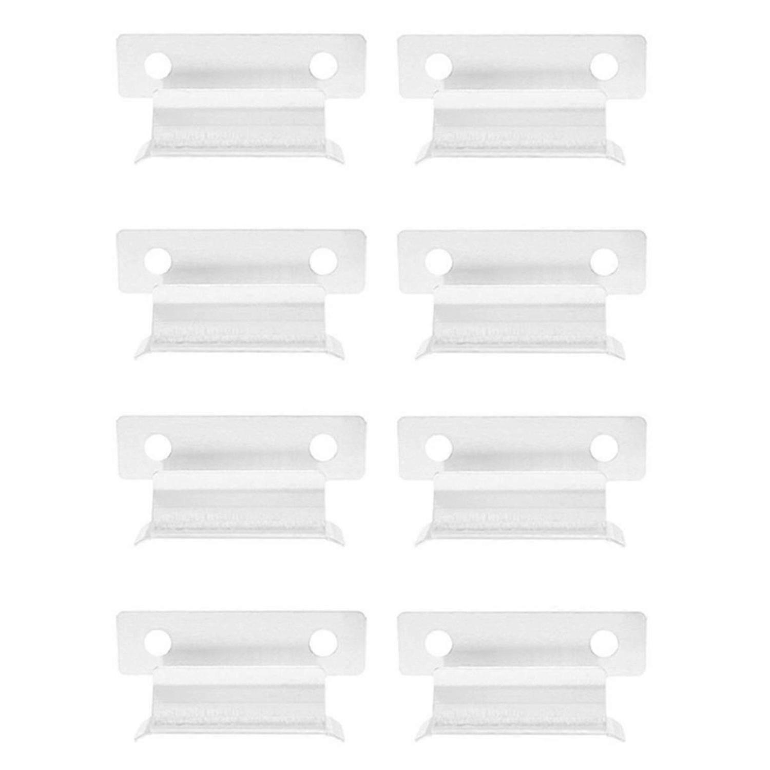 For 3 Glass Bed Clips - 8Pcs